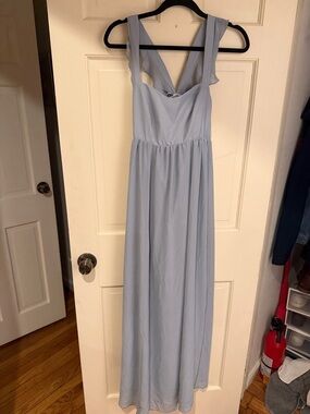 Show Me Your MuMu Pale Blue Sleeveless Maxi Dress